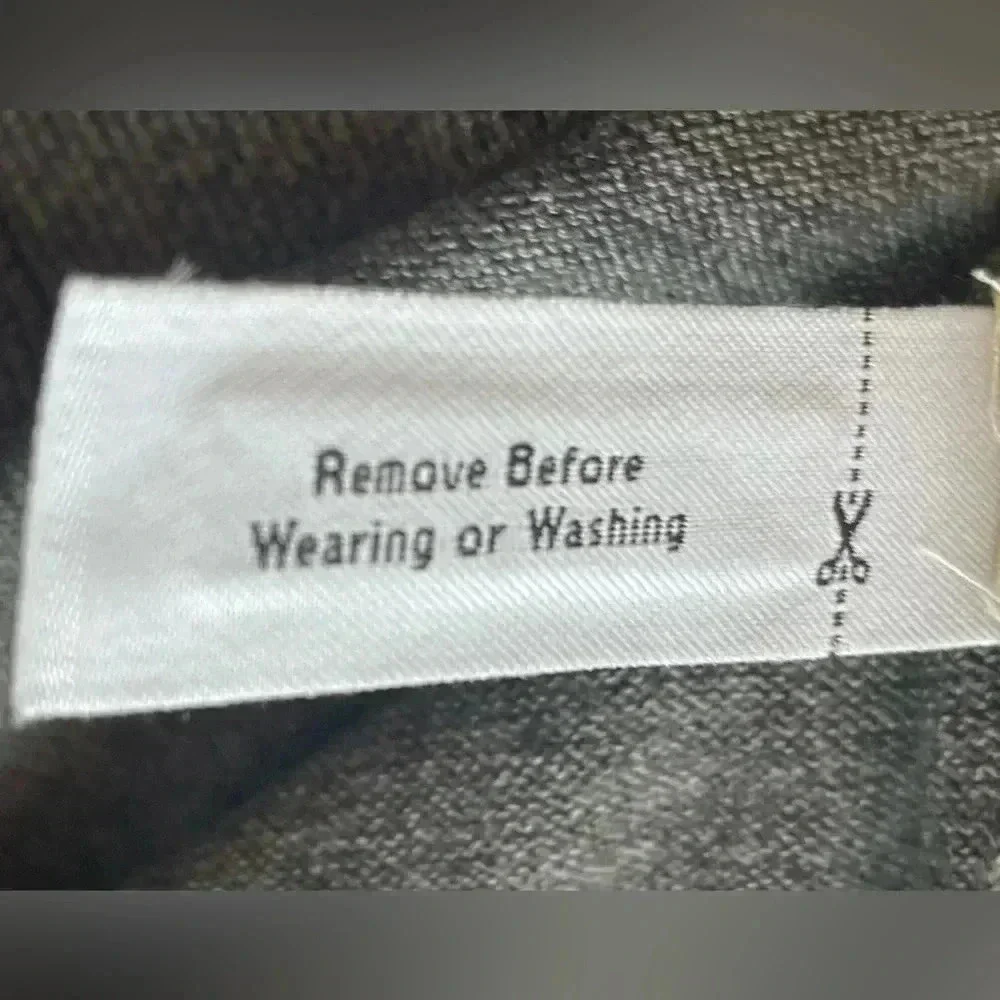 Men’s J. Crew V-Neck Cotton Sweater in Gray